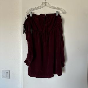 Stone Cold Fox Silk Dress